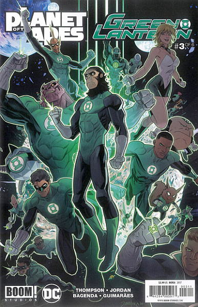 PLANET OF APES GREEN LANTERN #3