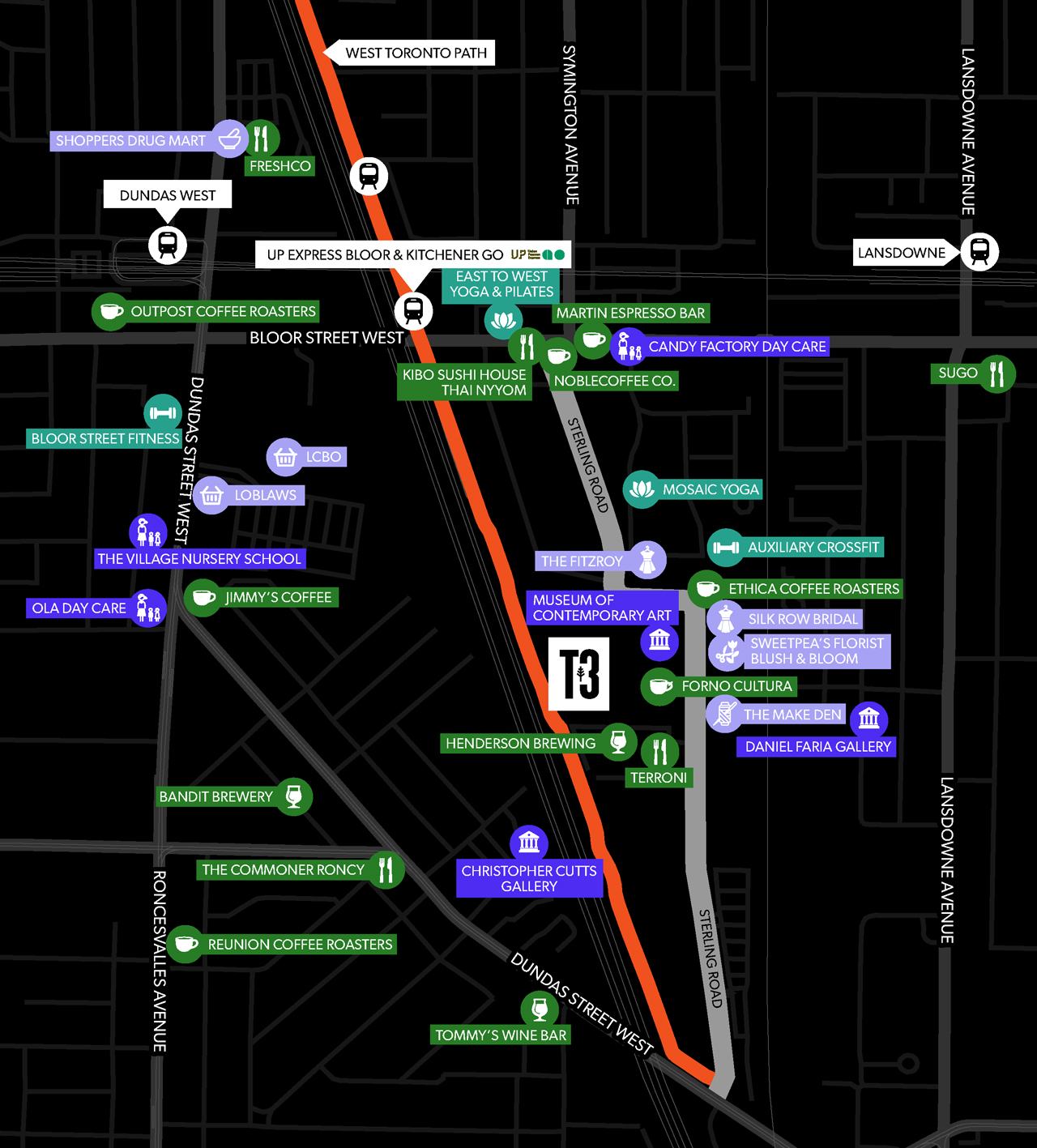 T3 Junction Transit Map Clean 