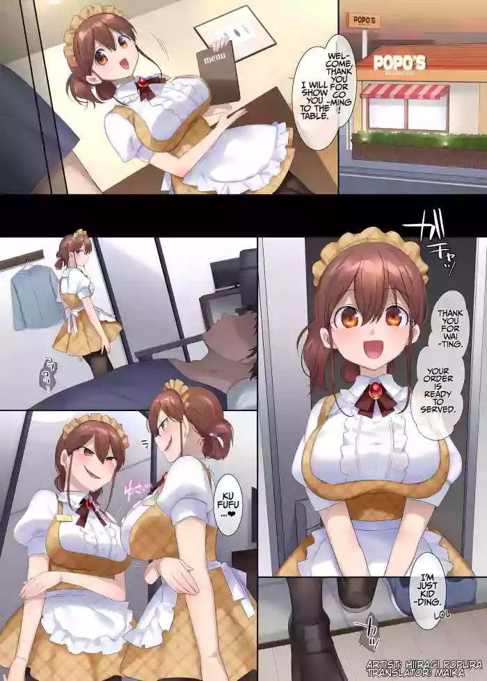 [Hiiragi Popura]Okiniri Waitress o Hyoui de Omochikaeri | Okiniri Waitress o Hyoui de Omochikaeri(TS sakuhin baraethi pakku! nyotai ka＆ hyouietc…＋α) [English] [Maika]