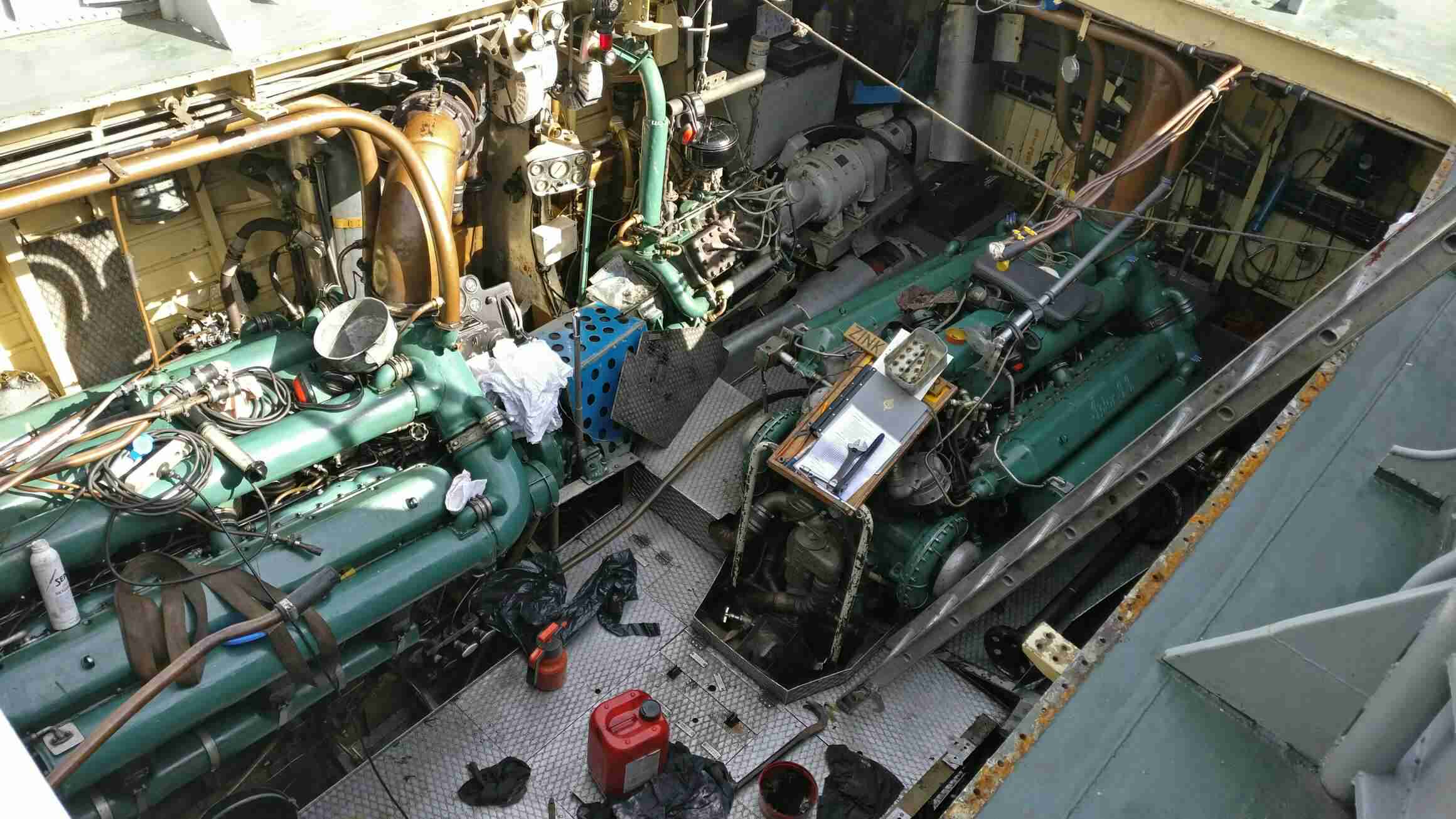 Maskinrummet redo för "nya" BBHM