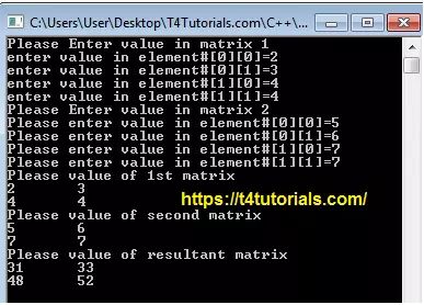 C Programming Tutorials Wap To Multiply Two Matrix - Gorgeous Gradient Picture - Desktop