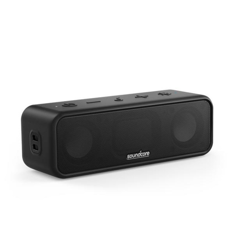 Anker Soundcore 3 - 16W, 24Hrs, IPX7 Bluetooth Speaker - Black