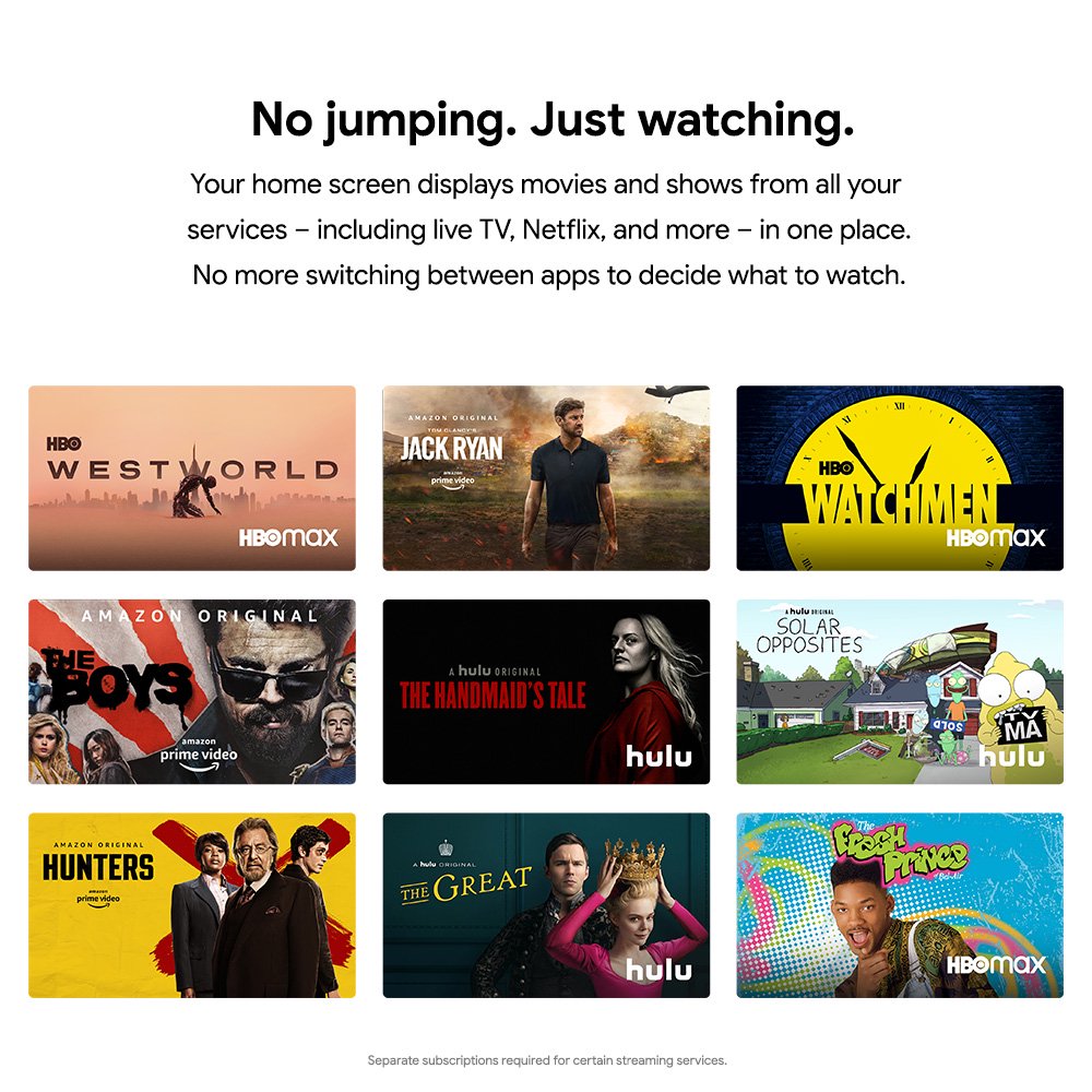 Chromecast with Google TV - Streaming Entertainment in 4K HDR - Blue