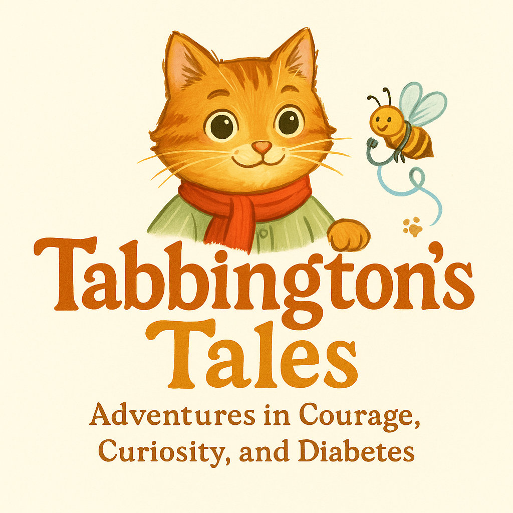 Tabby the cat, illustration from Tabby's Sweet Discovery