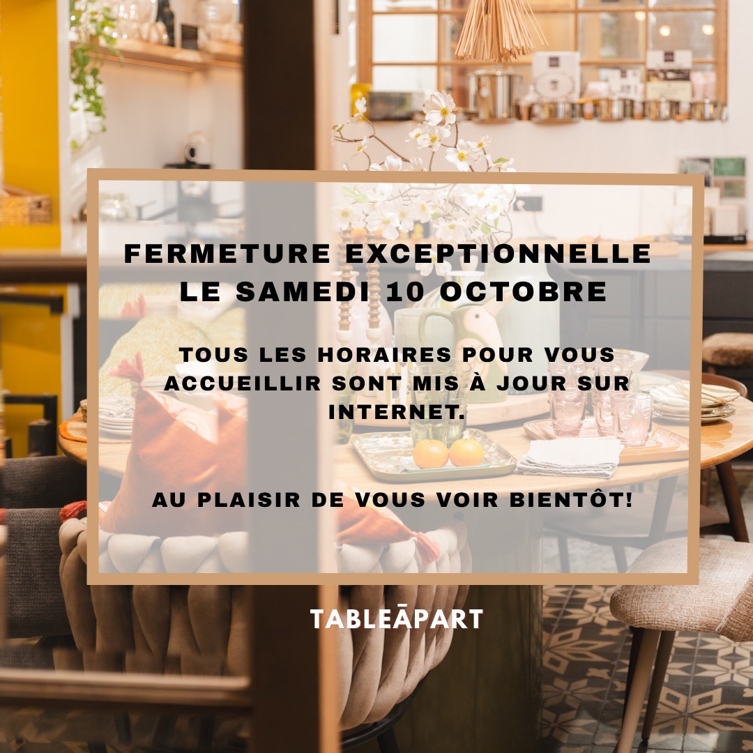 fermeture 10 octobre