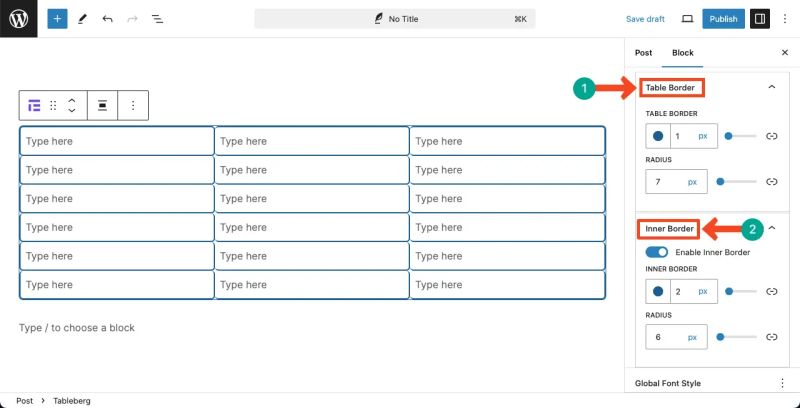 How To Format Tables In Wordpress - Light Backgrounds - Creative Desktop Collection