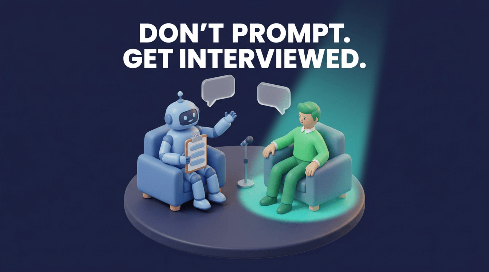 Stop Asking AI to Write. Make It Interview You.