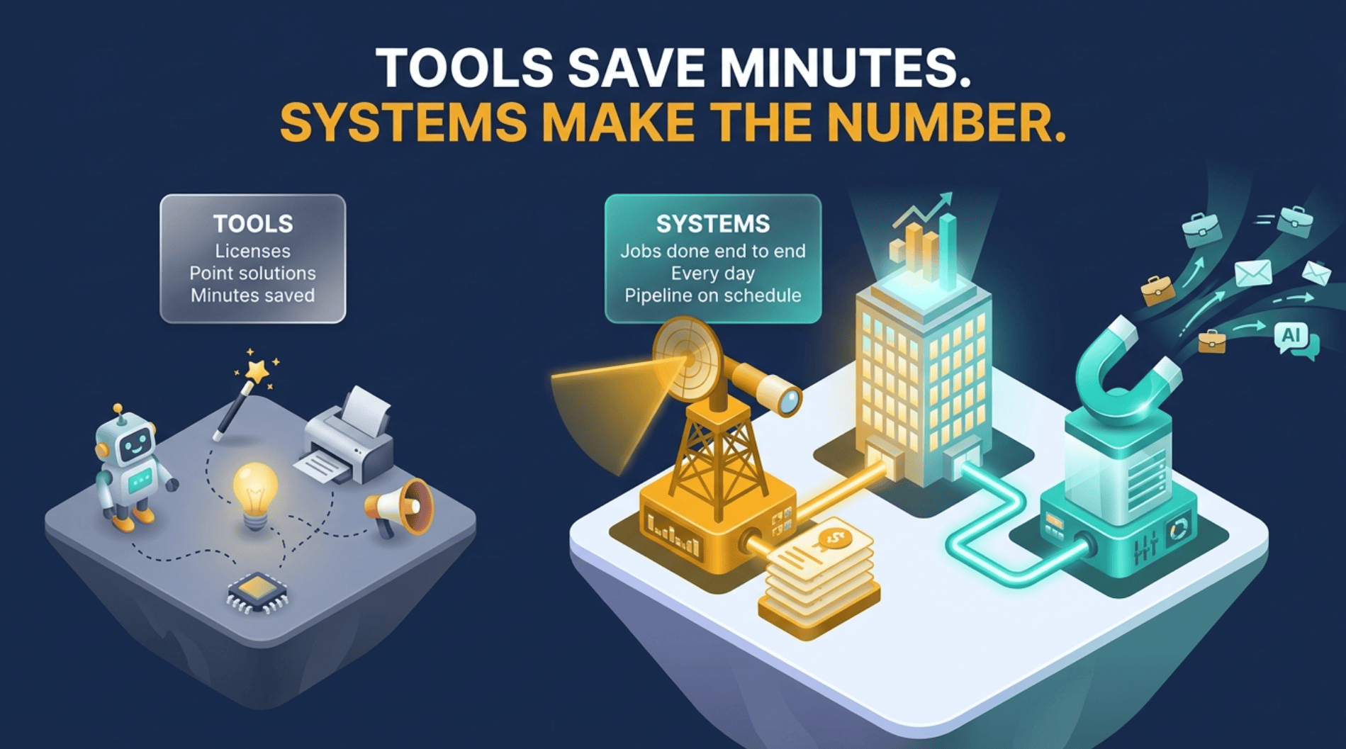 Everyone Bought the AI Tools. Almost Nobody Built the Two Systems.