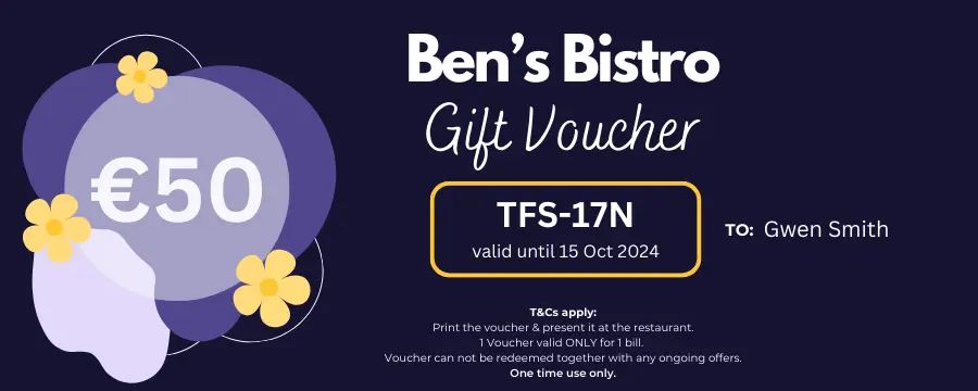 Tableo Customisable Voucher System