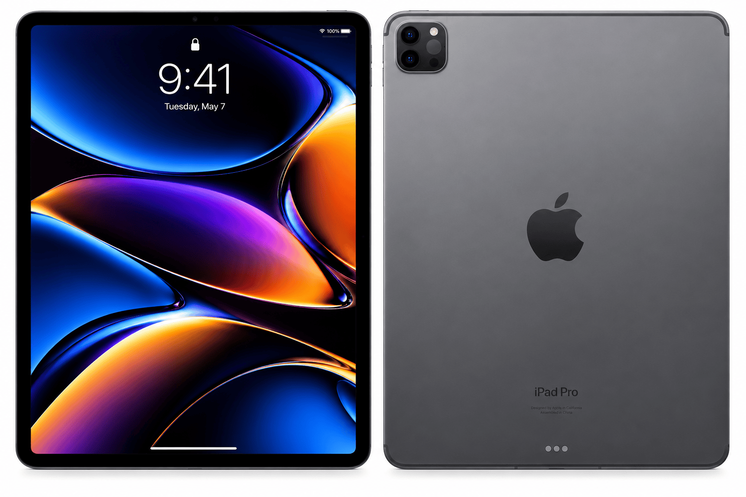 iPad pro 13-inch Front and Back Showcase