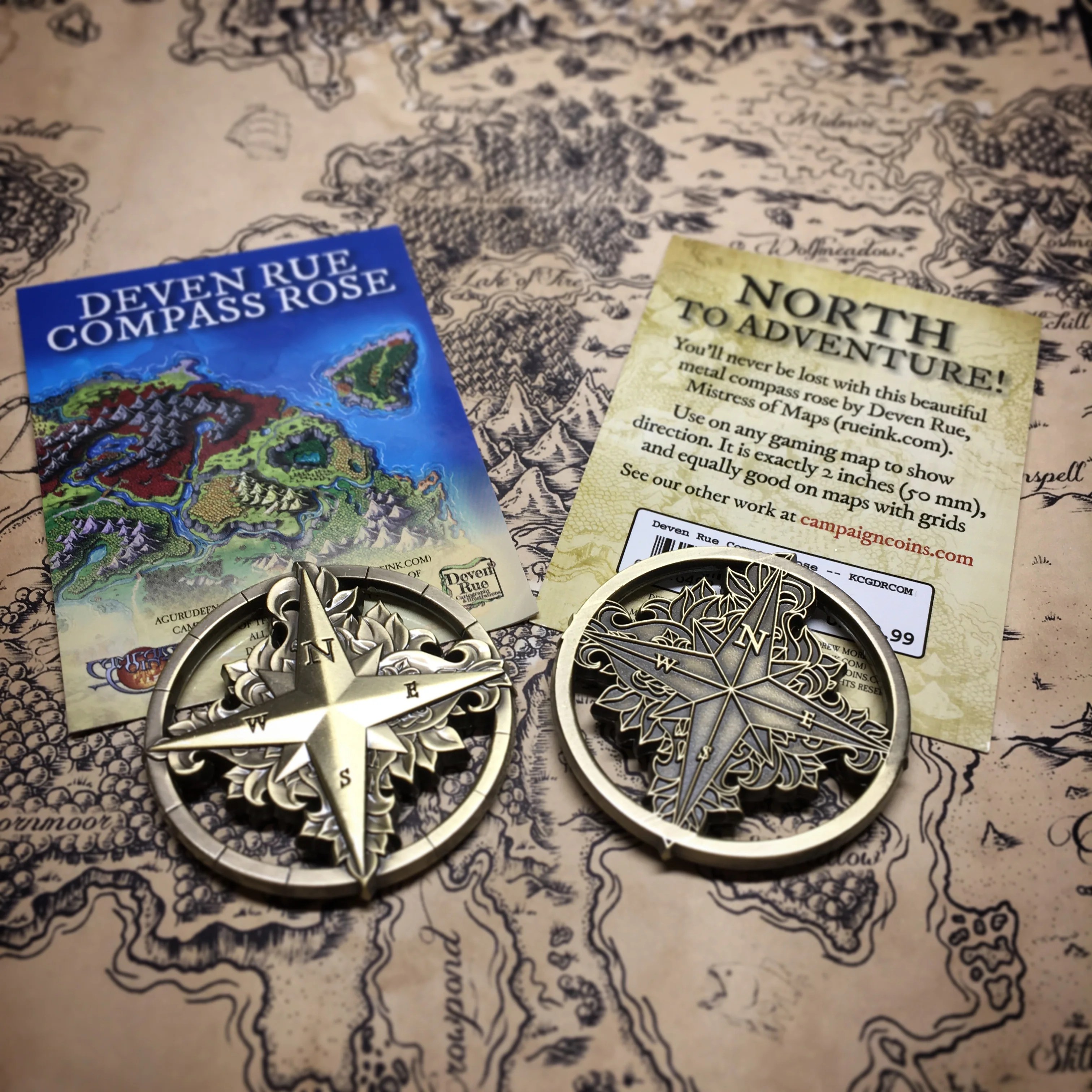 Compass Rose Map 