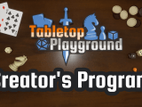 Creator S Program Launch And New Release Window Tabletop Playground