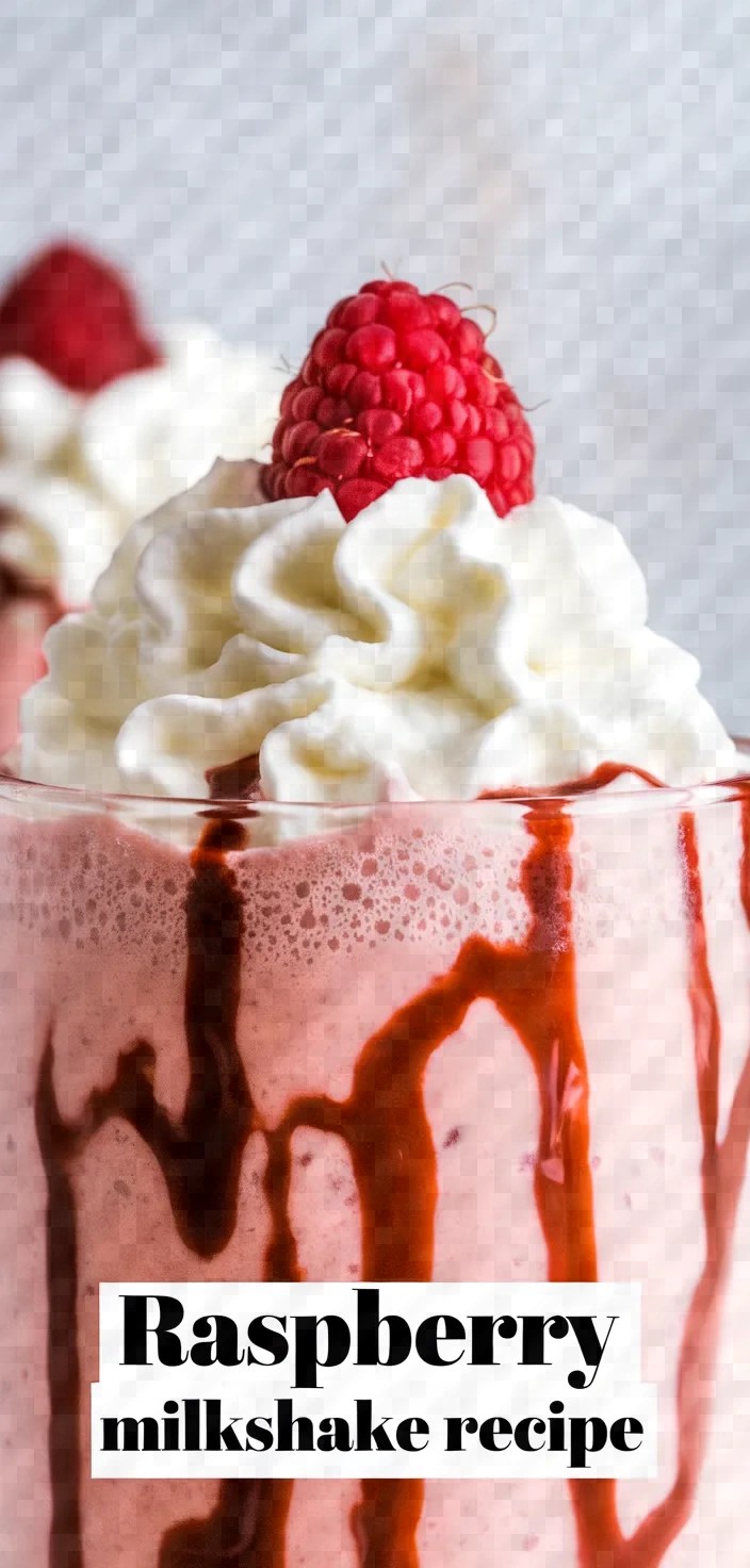 Photo of Easy Raspberry Milkshake Recipe