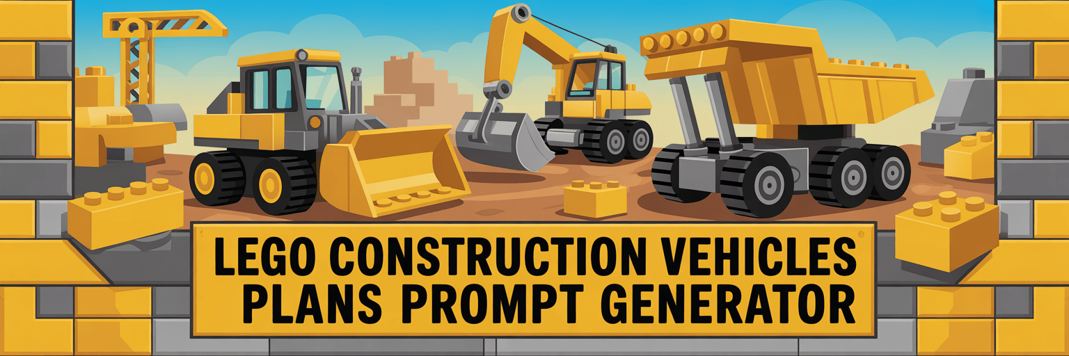 LEGO Construction Site Vehicles & Projects