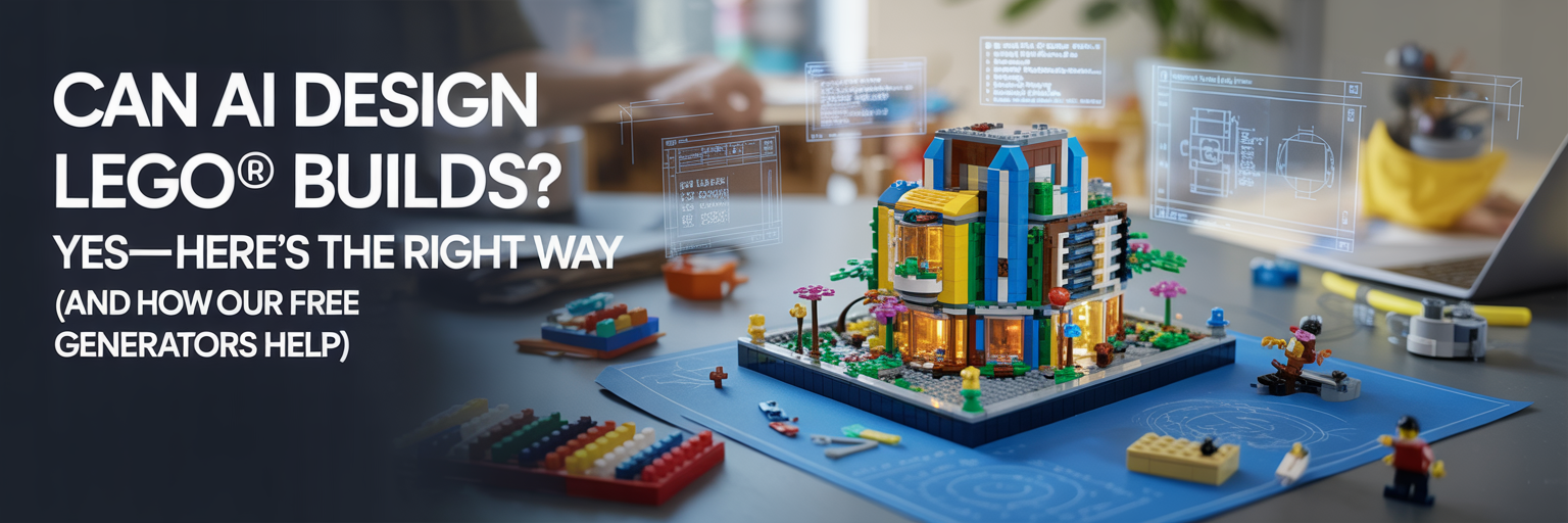 LEGO® design generators hero banner