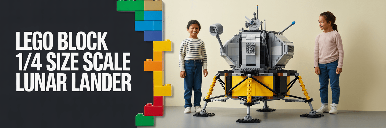 1/4‑Scale LEGO Lunar Lander banner