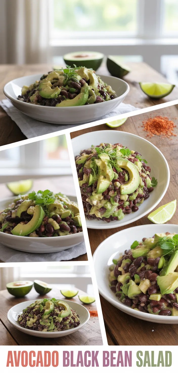 Avocado Black Bean Salad Recipe