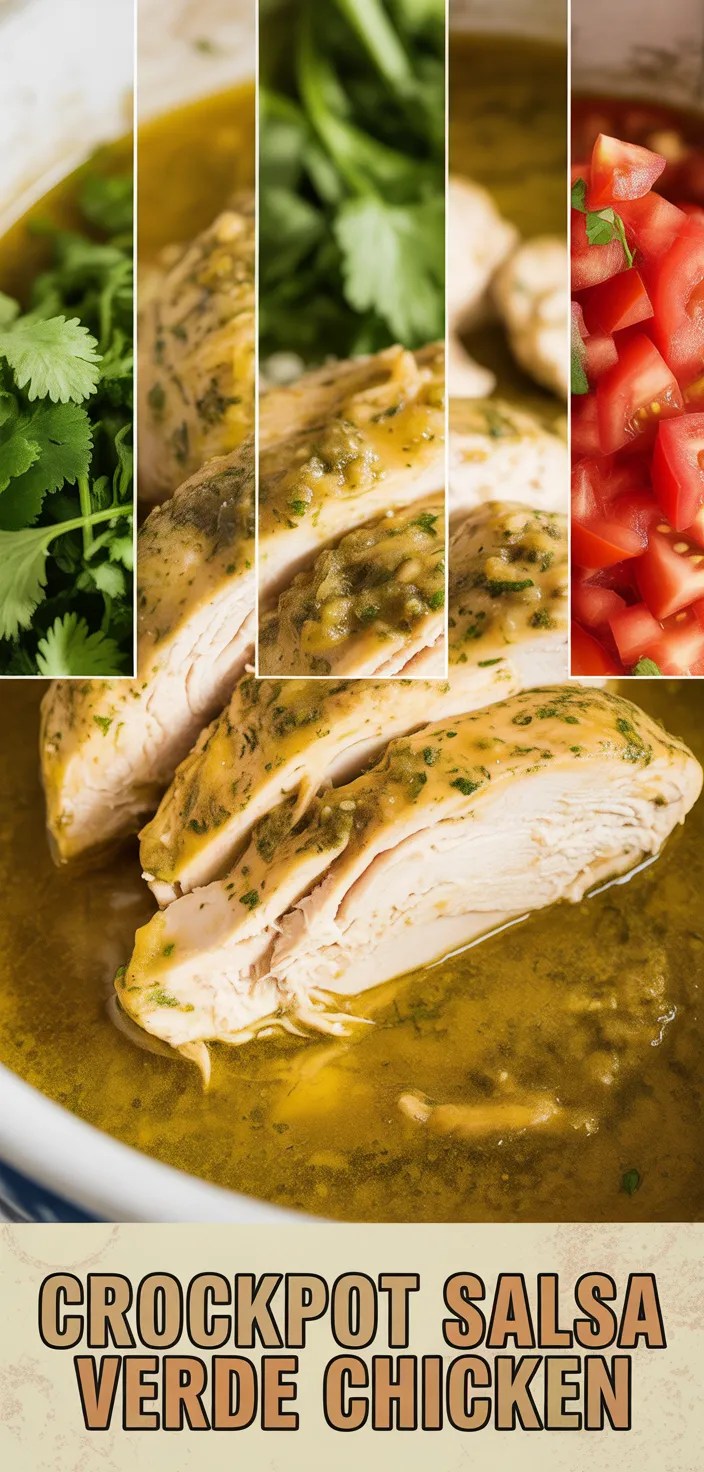 Crockpot Salsa Verde Chicken Recipe