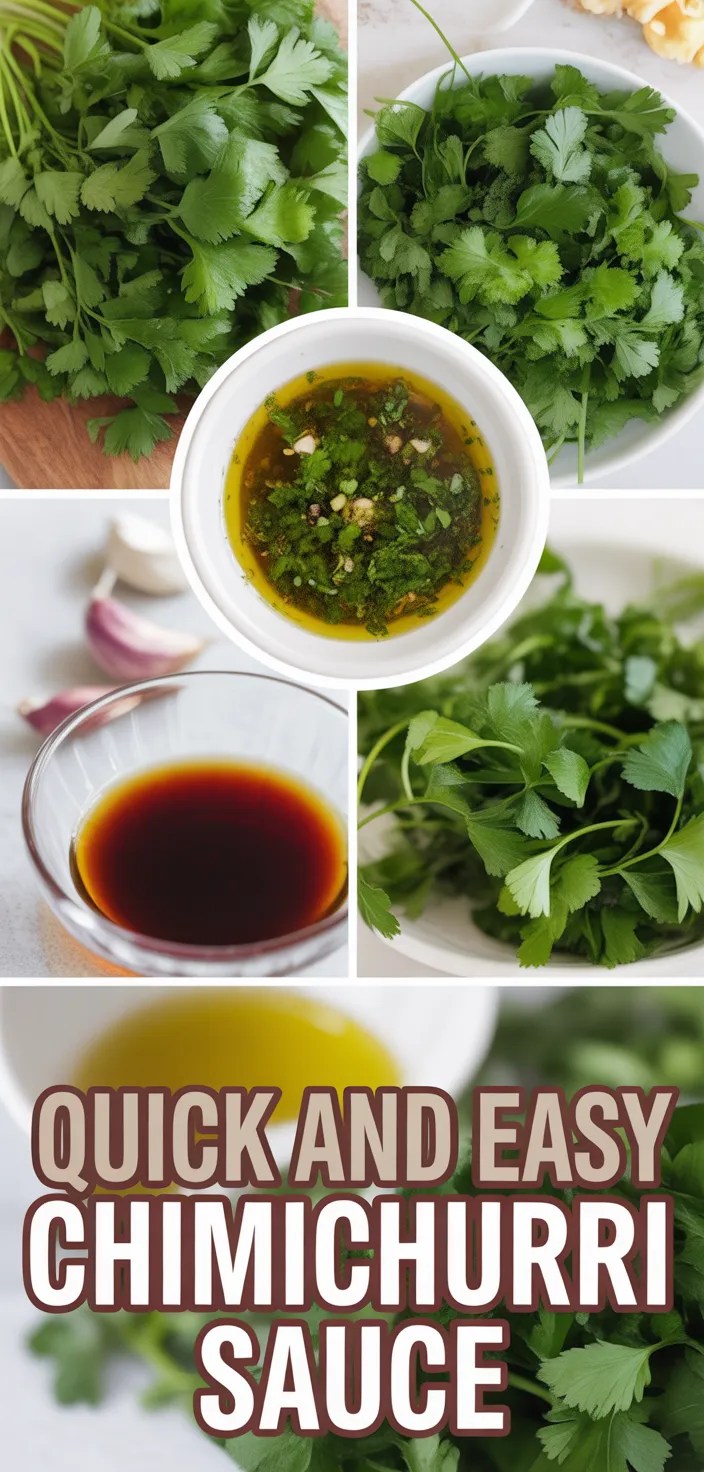 Quick And Easy Chimichurri Sauce Recipe