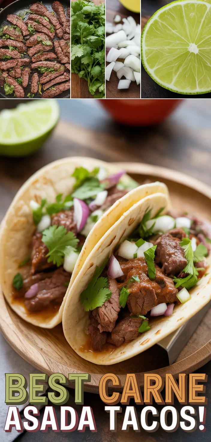 Best Carne Asada Tacos! Recipe