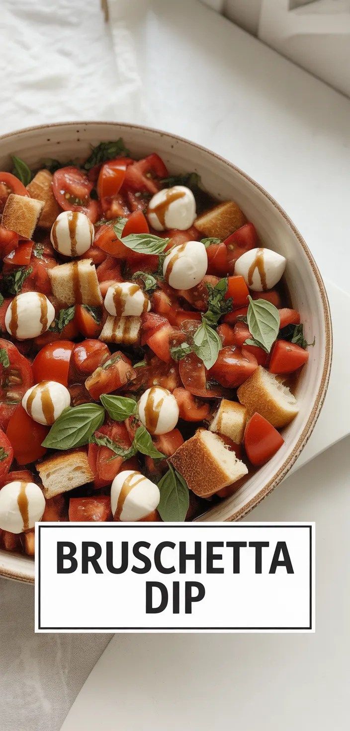 Bruschetta Dip Recipe