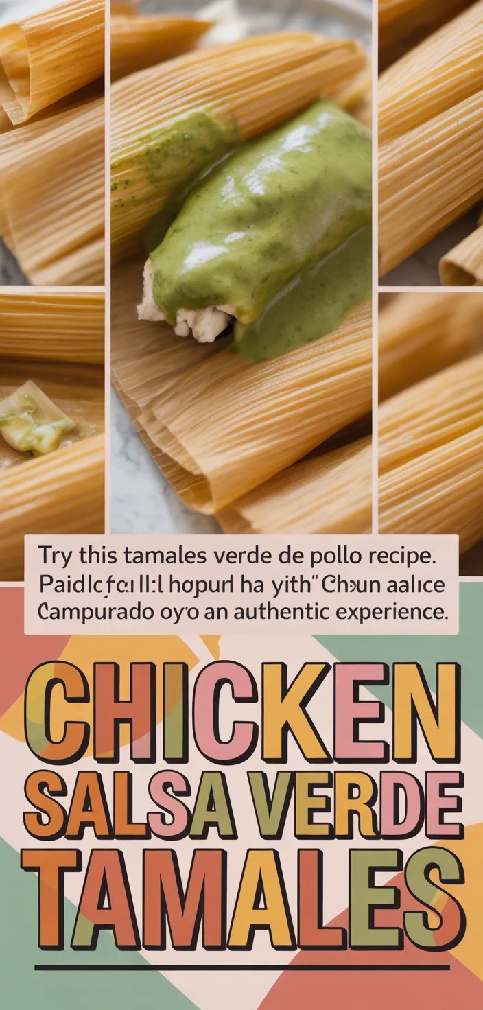 Chicken Salsa Verde Tamales Recipe