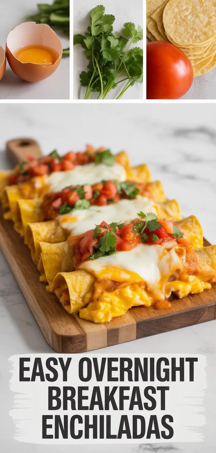 Easy Overnight Breakfast Enchiladas Recipe