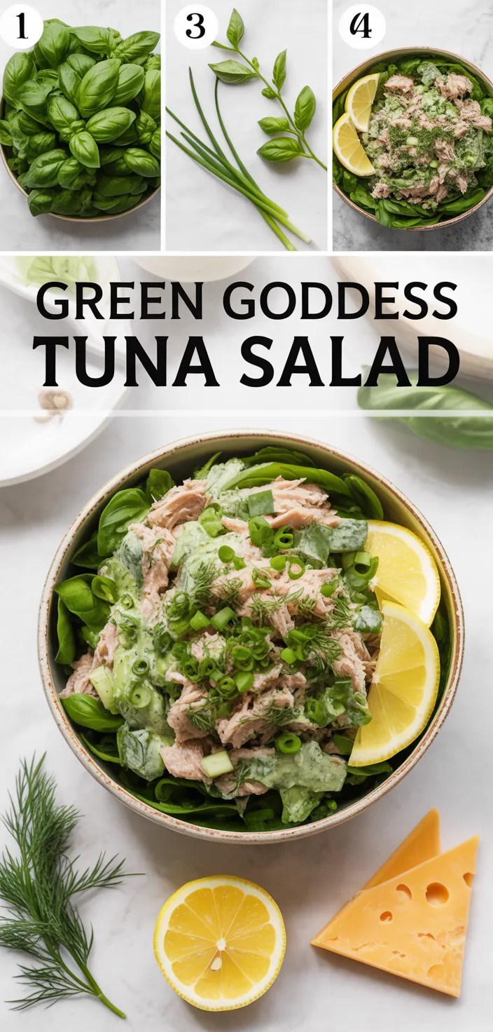 Green Goddess Tuna Salad Recipe