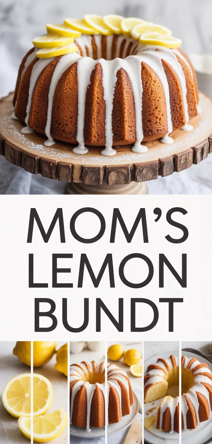 How To Make Mom's Irresistible Lemon Butter Bundt Cake Recipe