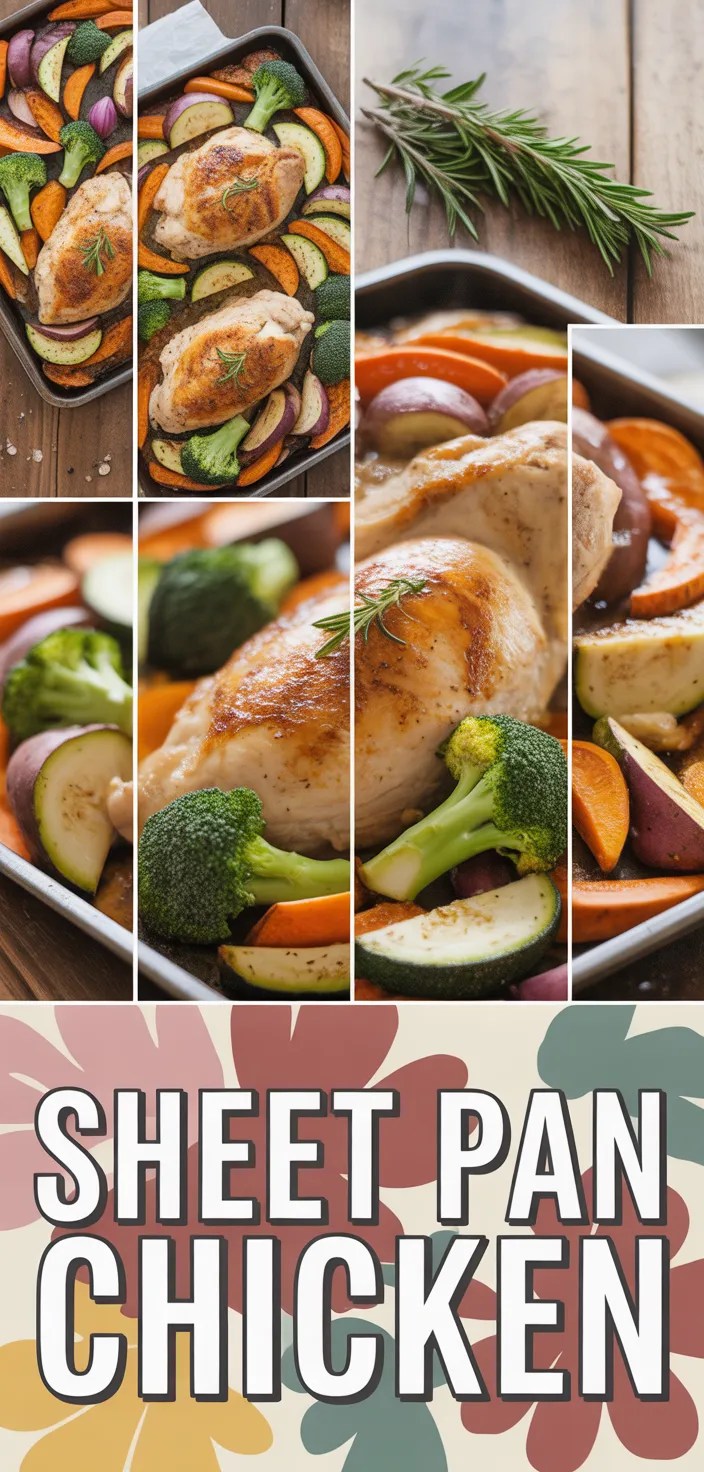 Sheet Pan Chicken With Rainbow Vegetables Recipe