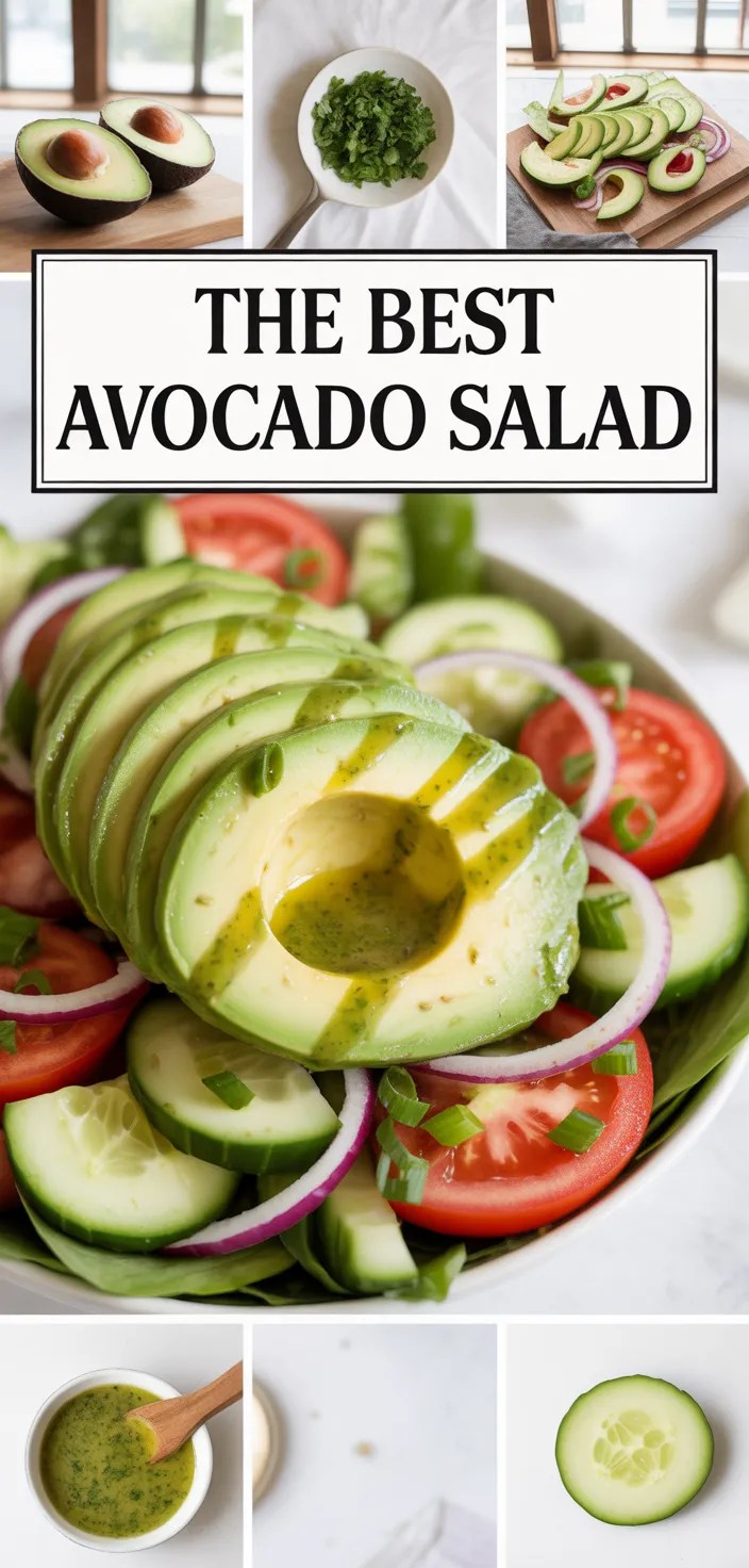 The BEST Avocado Salad Recipe