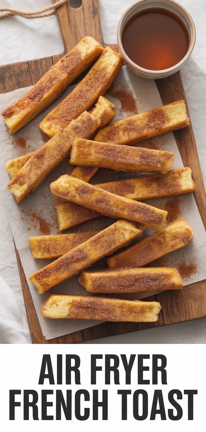 Easy Air Fryer French Toast Sticks Recipe