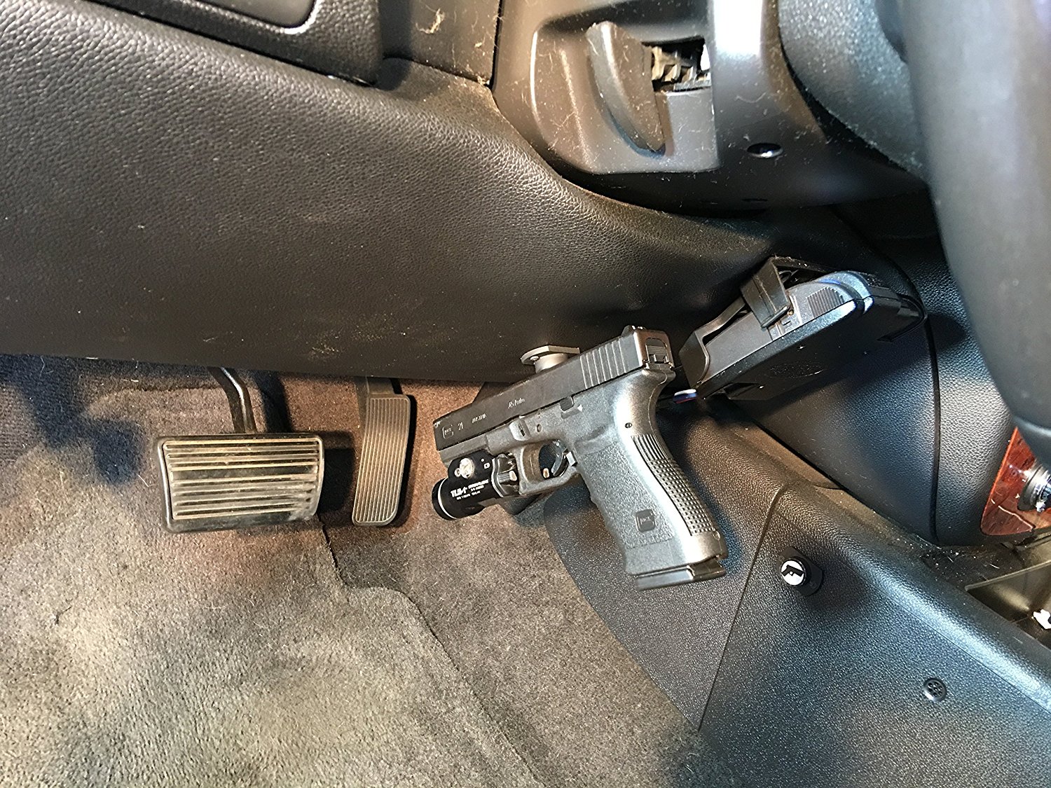 With unique magnetic construction and innovative design, the quickdraw can firmly holds all hand guns. Gun Magnet with Adhesive Backing - Tacticon Armament | Tactical Firearm Equipment | Concealed