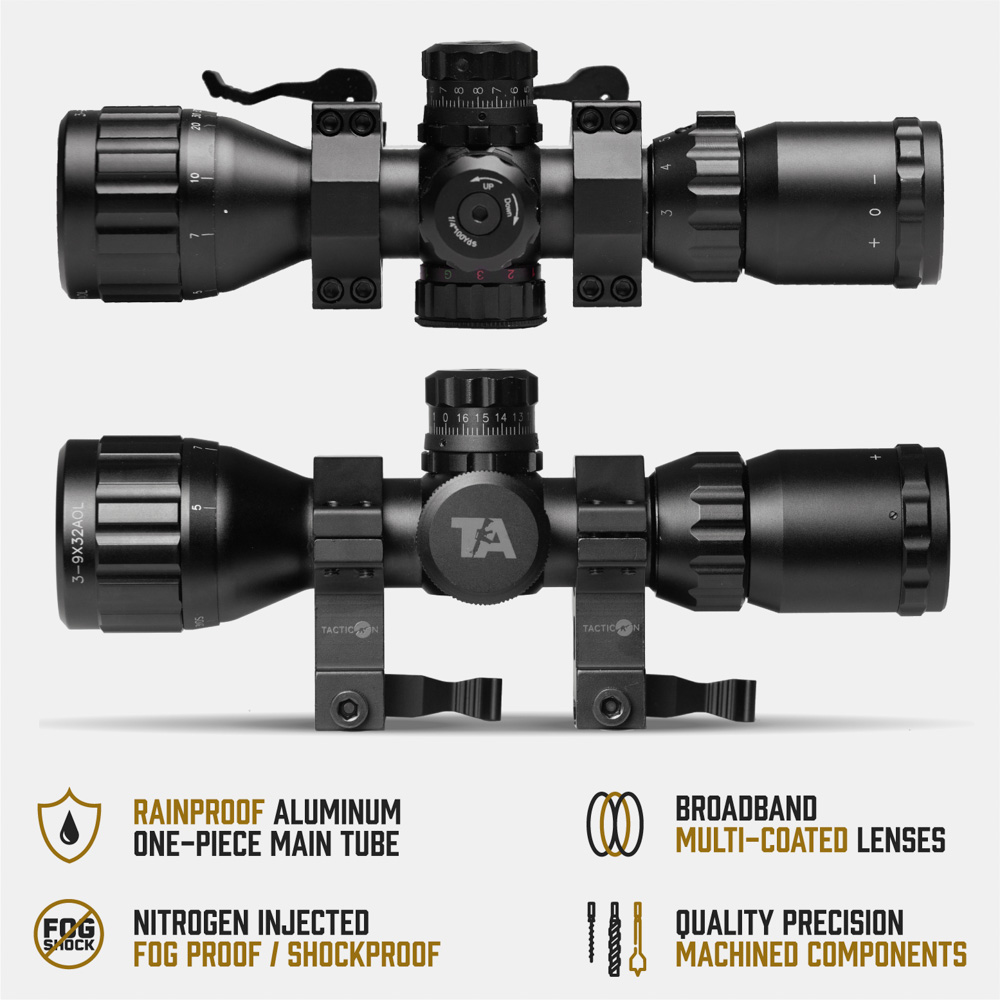 Falcon V3 Illuminated Mil-Dot Reticle Rifle Scope | Tacticon