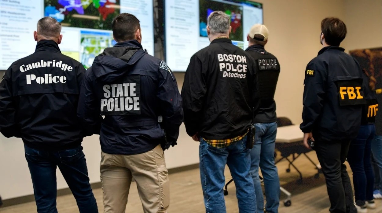 Joint Terrorism Task Force operations showing FBI counterterrorism coordination and multi-agency cooperation