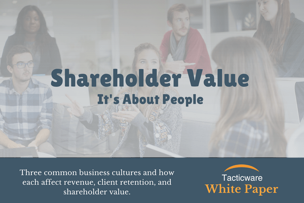 Featured image for “Shareholder Value, It’s About People”