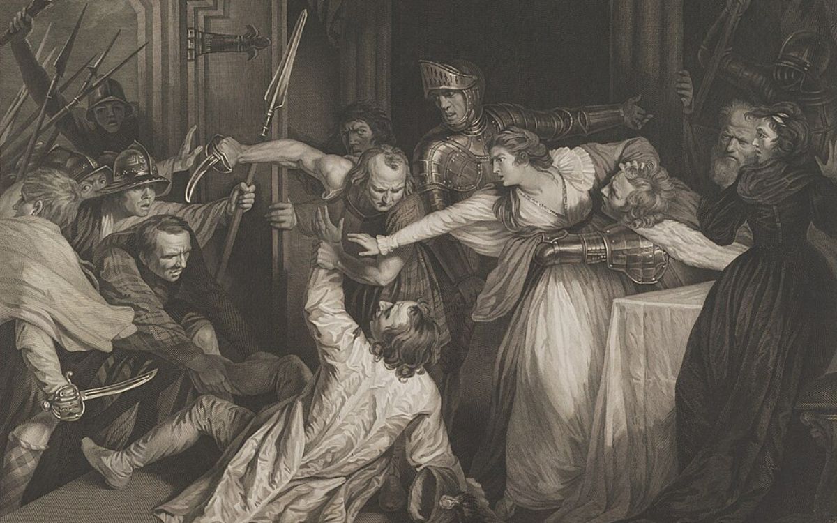 Mary, Queen of Scots, witnessing the murder of David Rizzio. Photo: The Elisha Whittelsey Collection/CC/Wikimedia Commons