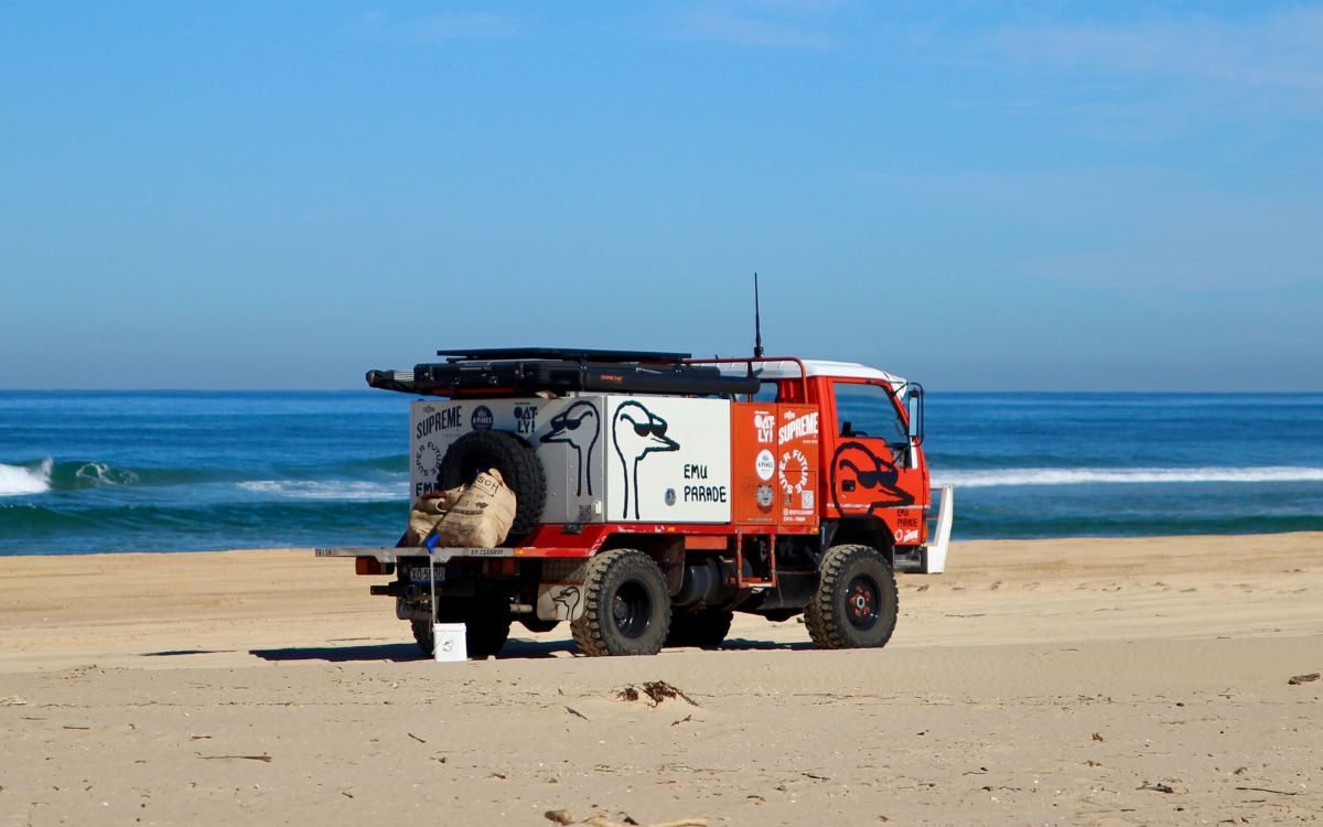 Trish the fire truck. Photo: Roland Davies