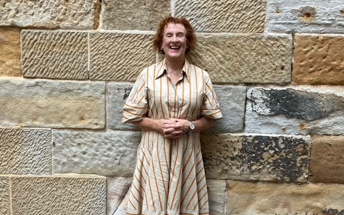 Food writer, presenter and sustainability campaigner Joanna Savill outside Bar Mamoni, Sydney. Photo: Nicola van Laar