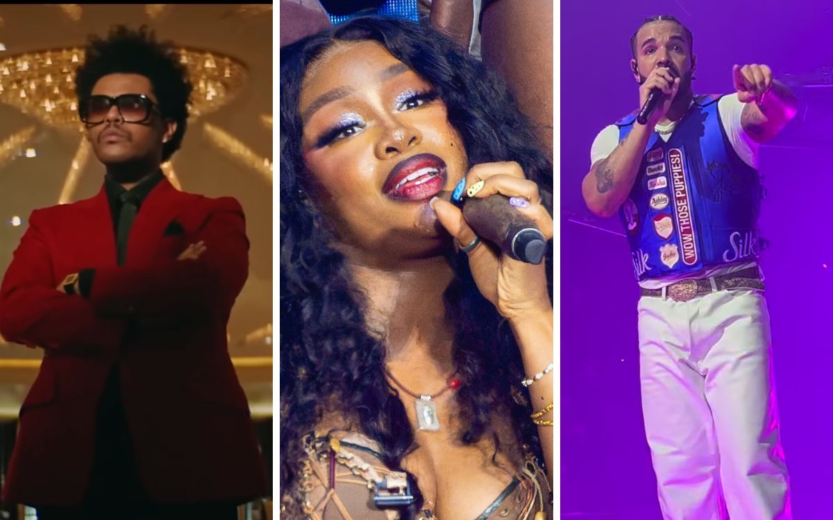 The Weeknd, SZA, and Drake make our 2020s Top 7. Photos: Music Drenalin/Ralph_PH/Chester Cttrll
