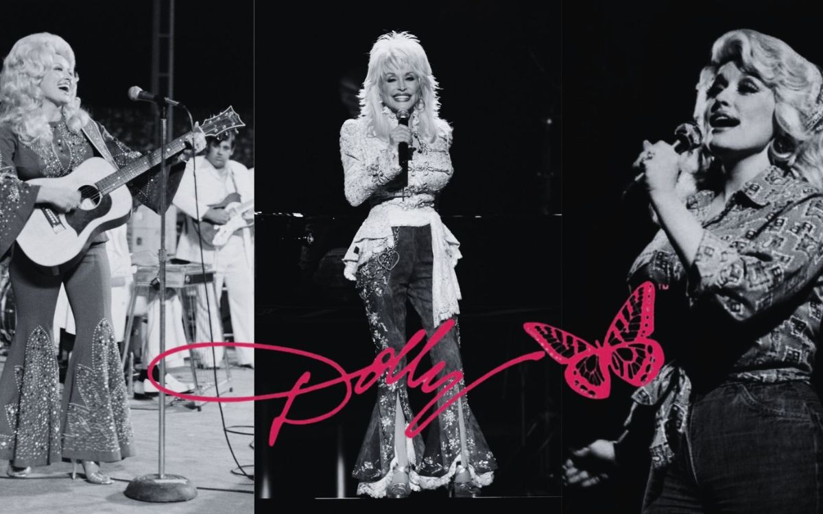 Collage of Dolly Parton’s performances. Photo: Siobhan Clarke