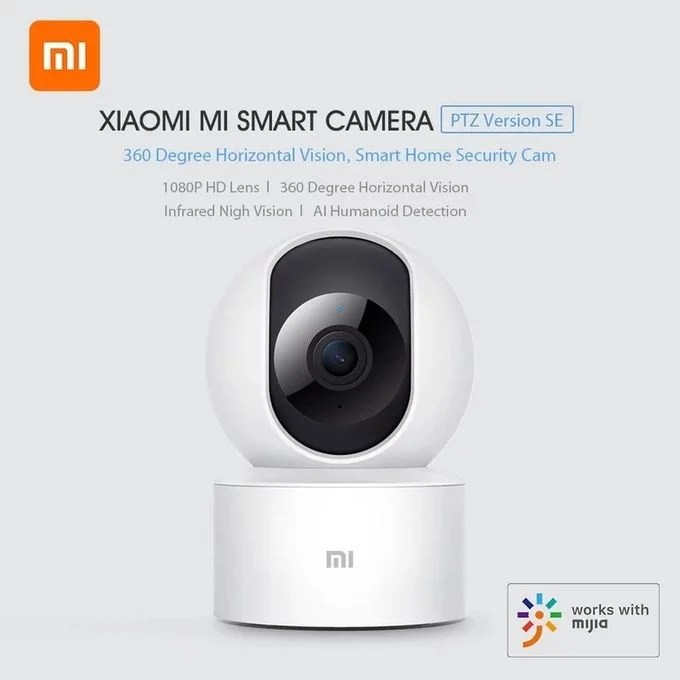 Xiaomi caméra de securité ip rotatif intelligente 1080p wifi 360 degré