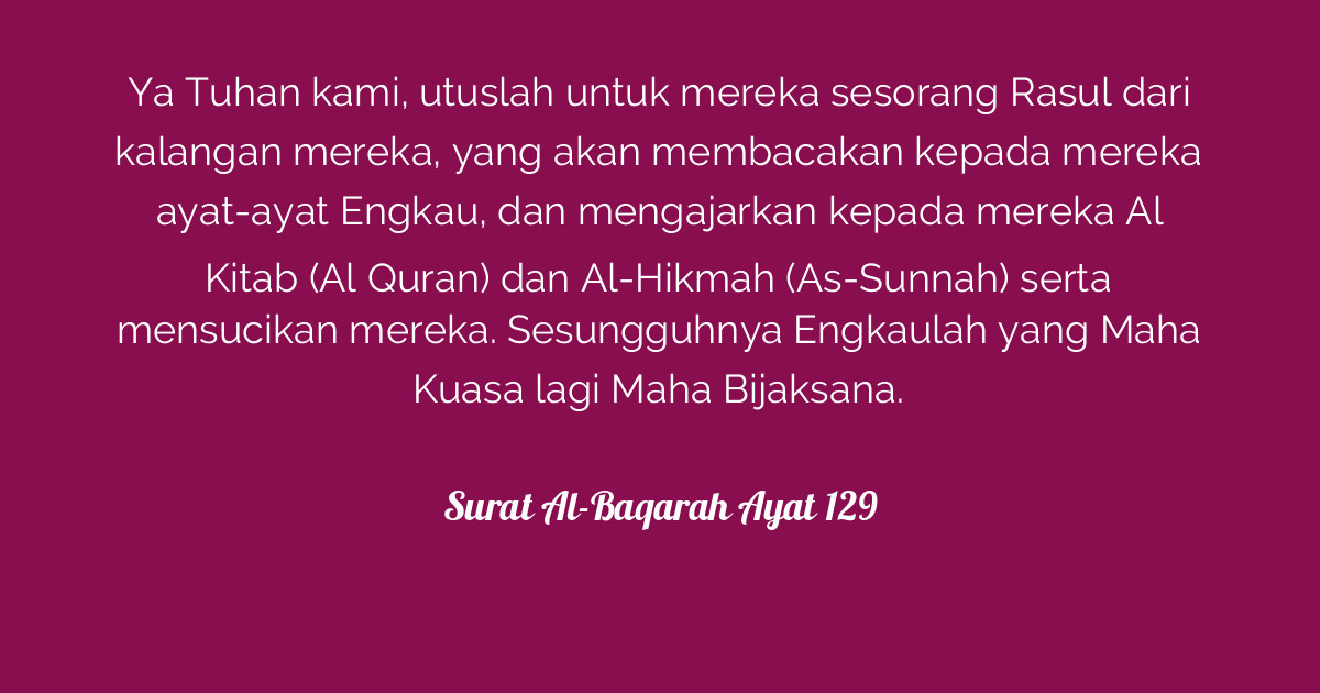 Download lagu surah at taubah ayat 128 129 amalkan 7 kali setiap hari untuk keluar dari kesusa 7.4 mb, download mp3 & video surah at taubah ayat 128 129 . Surat Al-Baqarah Ayat 129 | Tafsirq.com