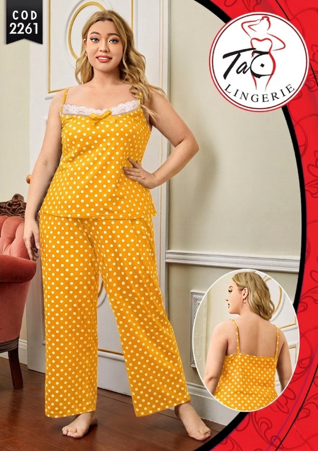 2261 Tag Big Size Home Wear - Image 4