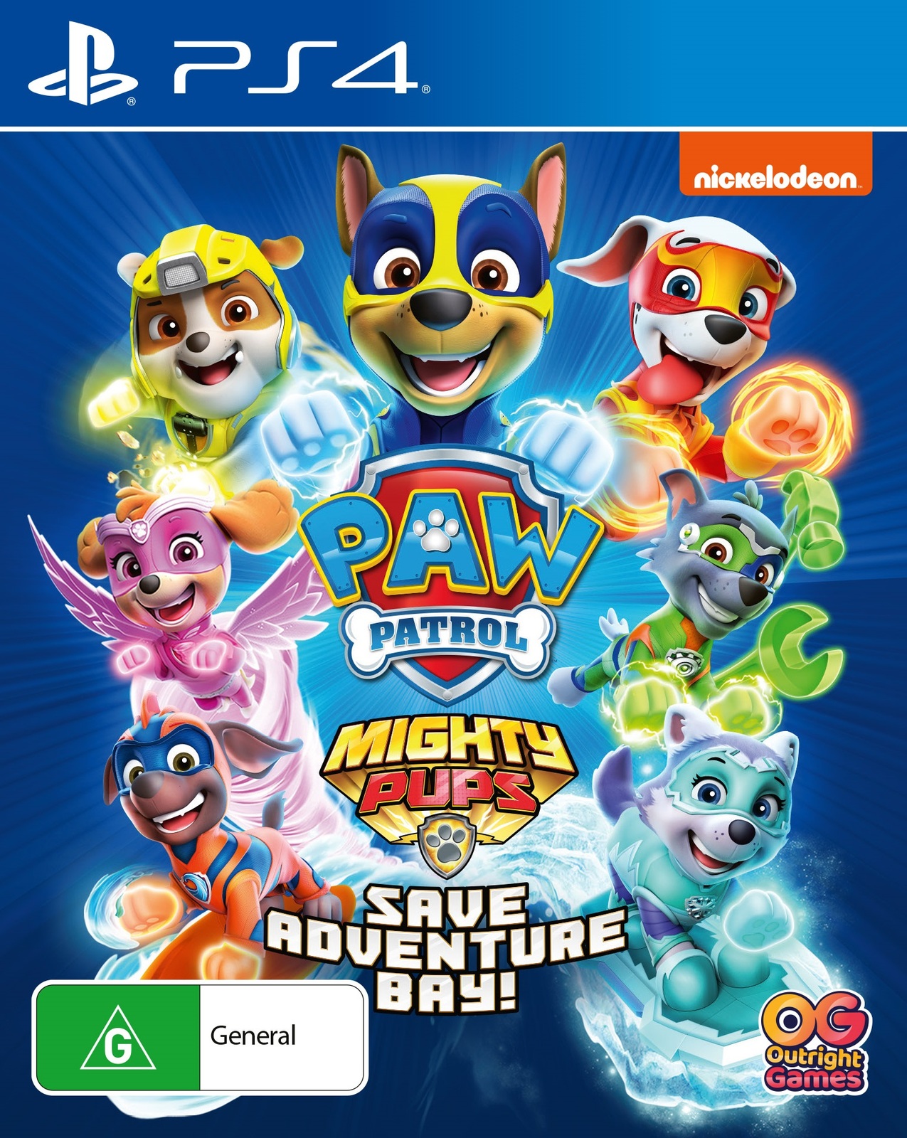 PAW Patrol Mighty Pups Save Adventure Bay! (PS4)