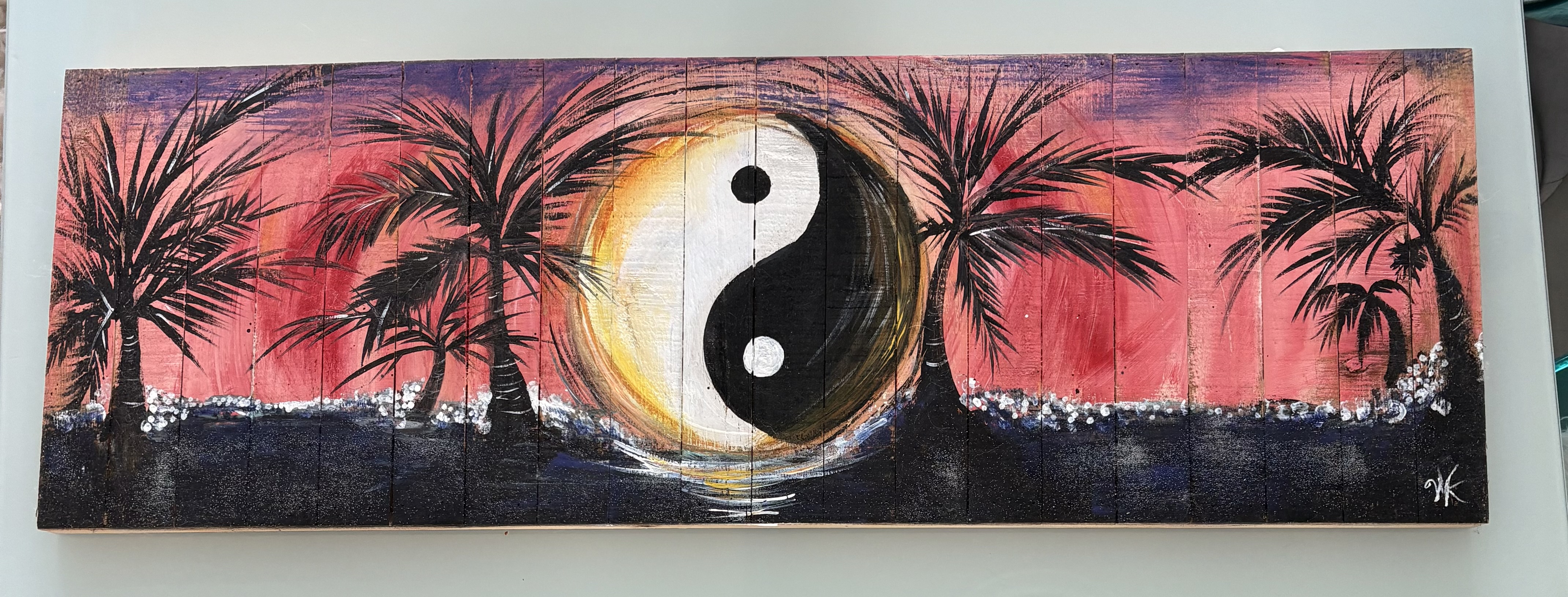 Caribbean Yin Yang sunset
