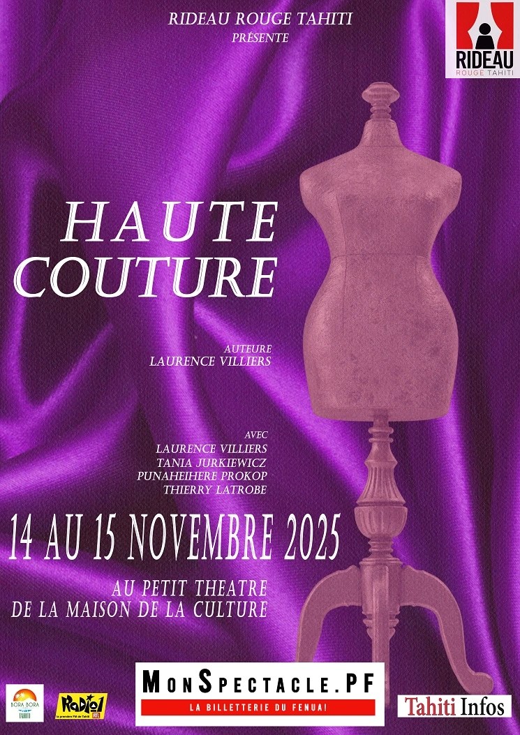 Haute Couture du 14 au 15 novembre à 19h30 au Petit Théâtre