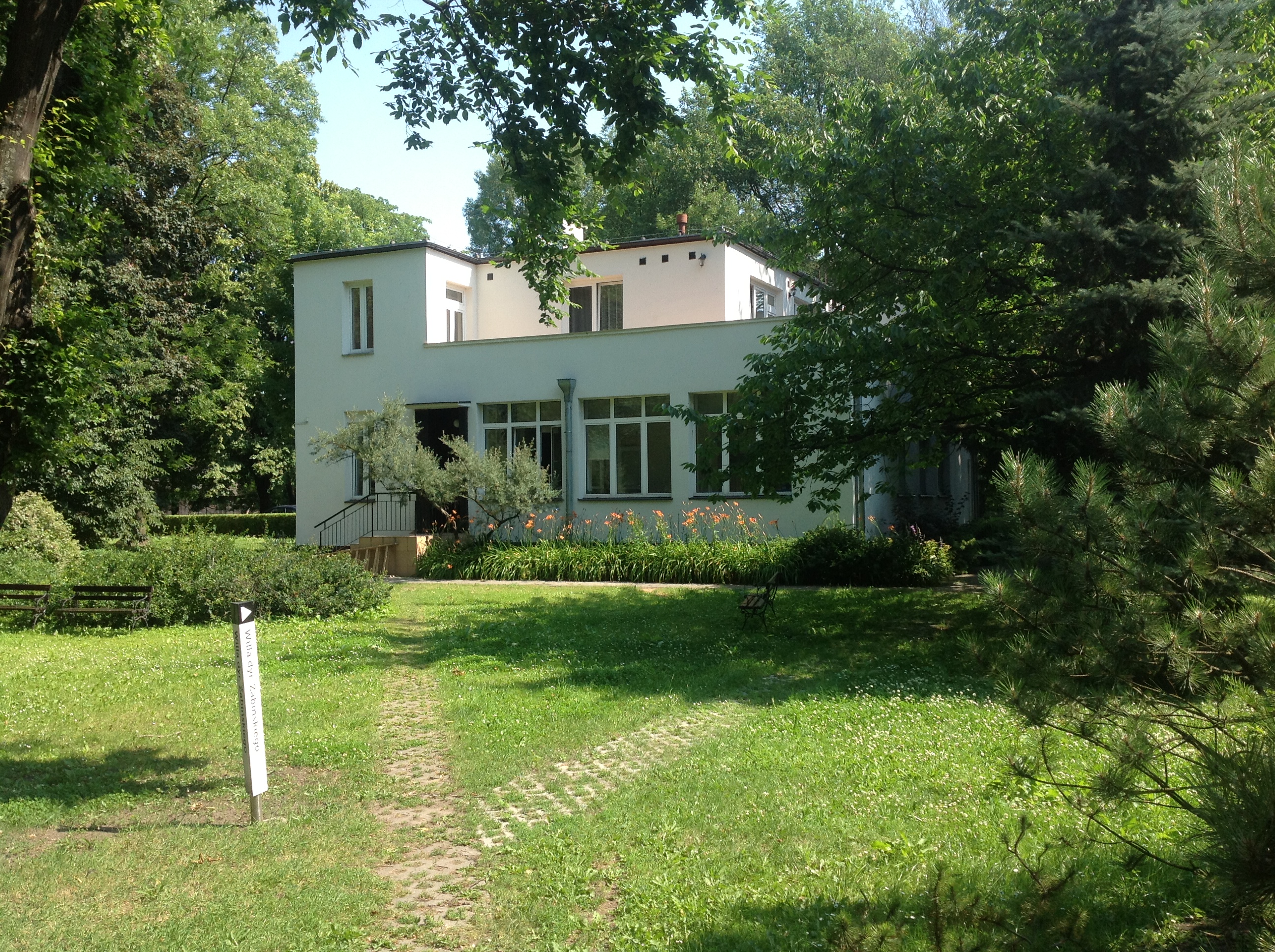 the Żabiński family villa