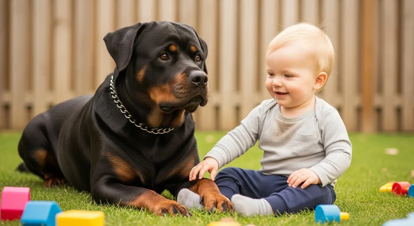 Are Rottweilers Good With Kids