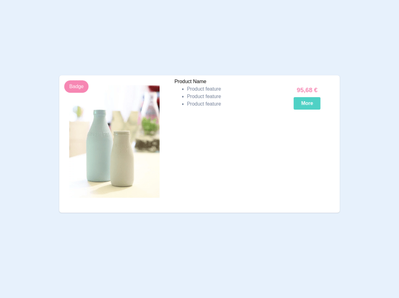 Simple Product Card Code She Designs Things - Perfect Nature Image - Mobile